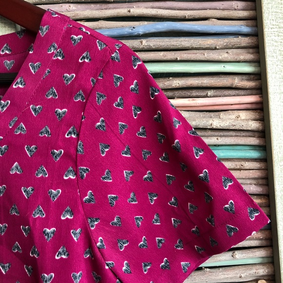 Banana heart pattern blouse 💕💞 - Picture 2 of 7